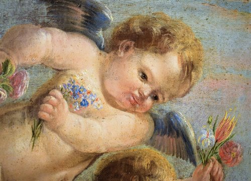 "The Holy Family: Rest During the Flight into Egypt"